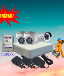 Tron bo 3 camrea hikvision