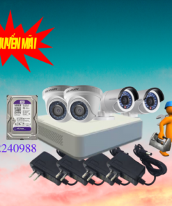 Tron bo 4 camera hikvision