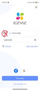 tai khoan ezviz so dien thoai